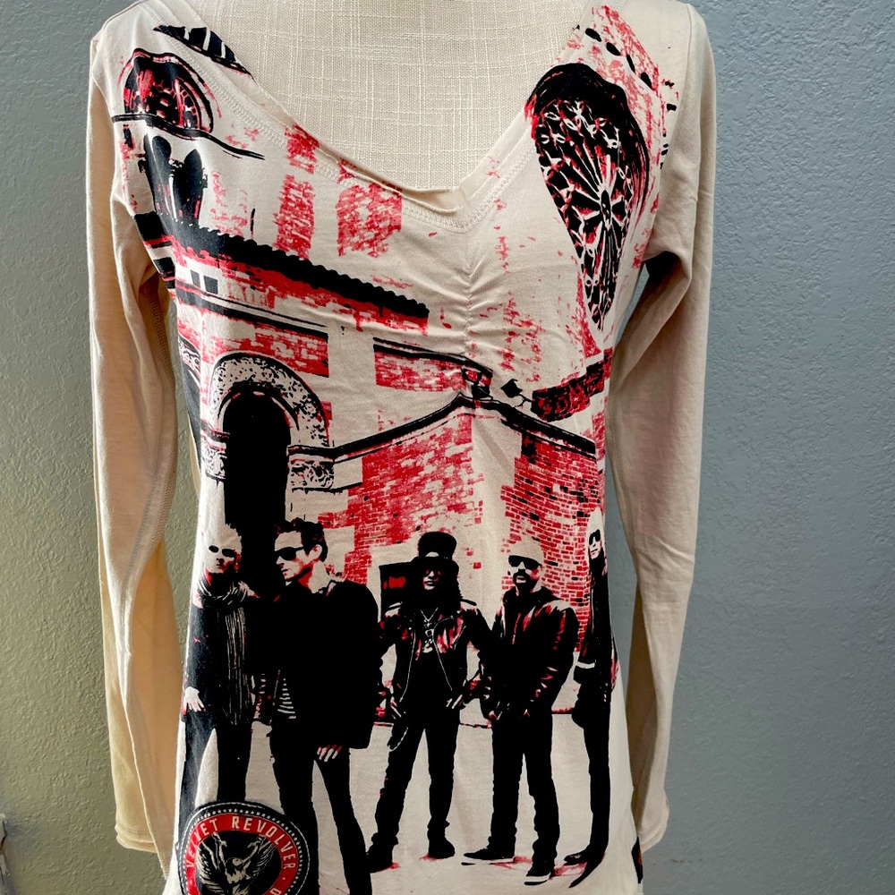 TRINK LIMITED EDITION VELVET REVOLVER LONG SLEEVE T-SHIRT.